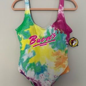 BRAND NEW Buc-ee’s One-Piece Tie-Dye Swimsuit